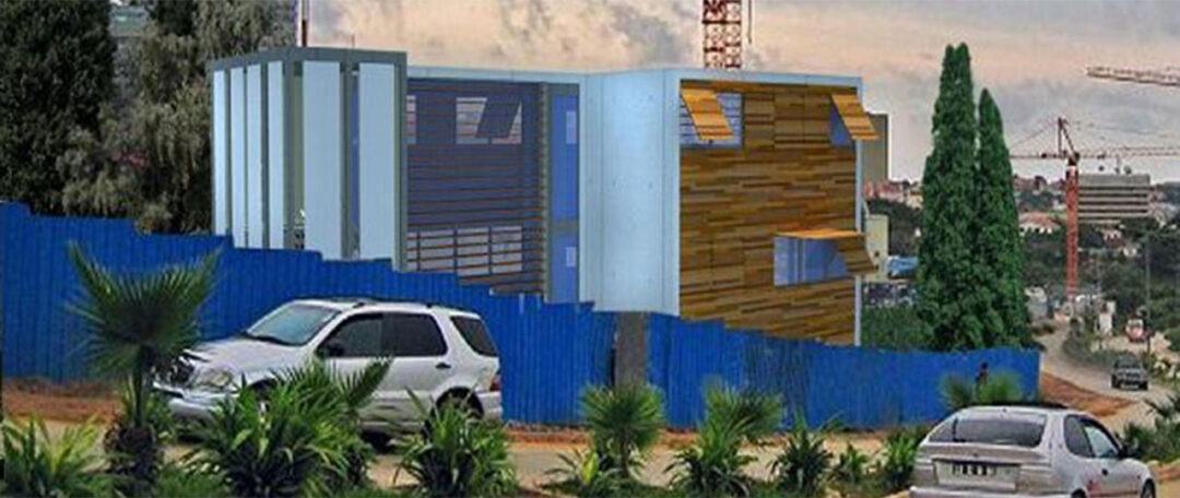 vivienda modular en Luanda