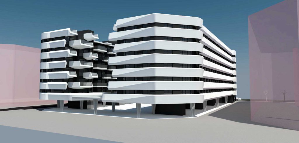 Conjunto residencial de viviendas sostenibles en Getafe